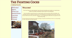 Desktop Screenshot of fightingcockspub.com